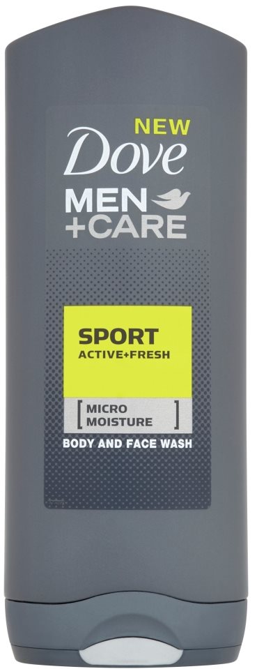 Dove Men+Care Sport Active Fresh Body and Face Wash 400 ml