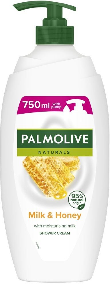 Tusfürdő PALMOLIVE Naturals Milk & Honey Shower Gel 750 ml pumpás