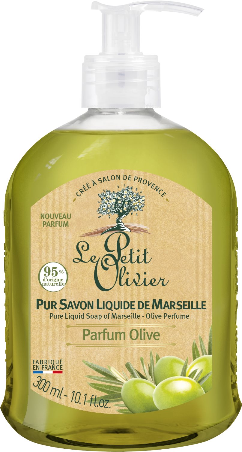 LE PETIT OLIVIER Pure Liquid Soap of Marseille - Olive Perfume 300 ml