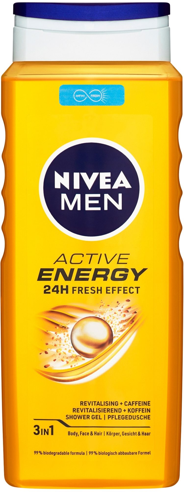 NIVEA MEN Active Energy Shower 500 ml