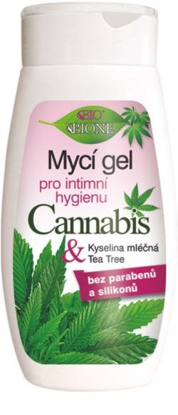 Tusfürdő BIONE COSMETICS Bio Cannabis Intim mosakodó gél 260 ml