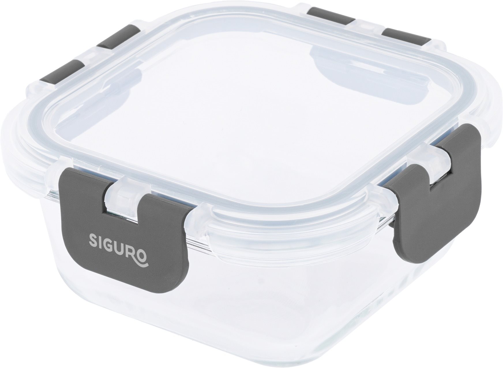 Siguro Glass Seal élelmiszertároló edény 0,3 l, 6 x 12 x 12 cm