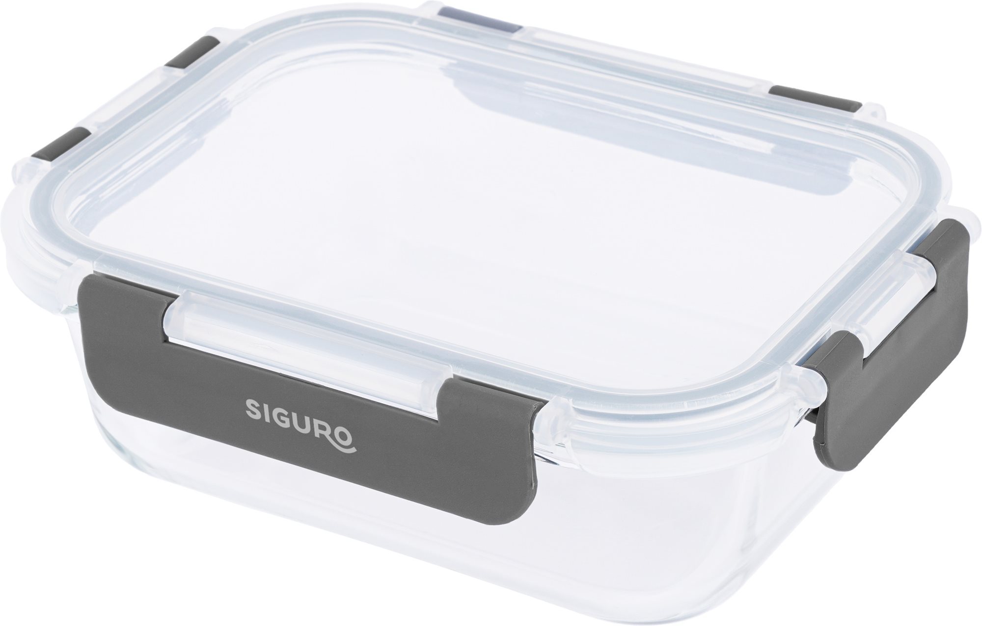 Siguro Glass Seal élelmiszertároló edény 0,6 l, 6 x 18 x 13,5 cm