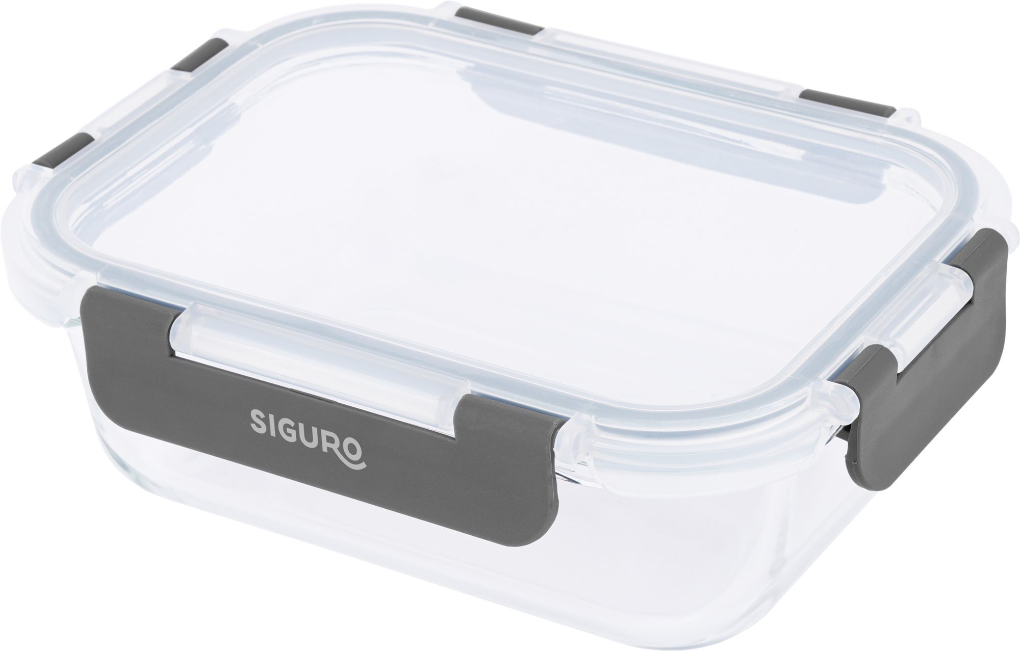 Siguro Glass Seal élelmiszertároló edény 0,86 l, 6,5 x 20 x 15 cm