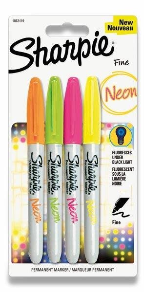 SHARPIE Neon 1,4 mm, 4 színű