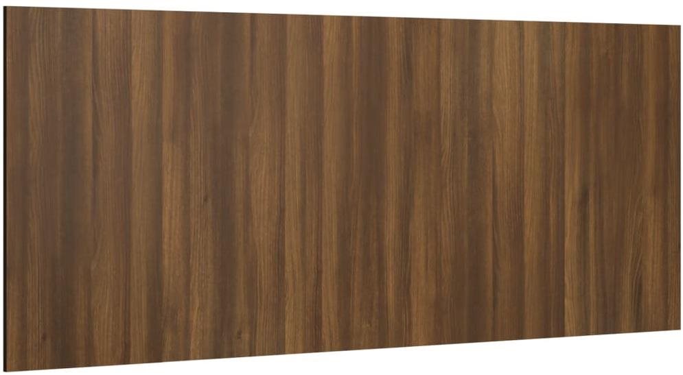 Shumee Čelo postele - hnědý dub, 200 × 1,5 × 80 cm, kompozitní dřevo