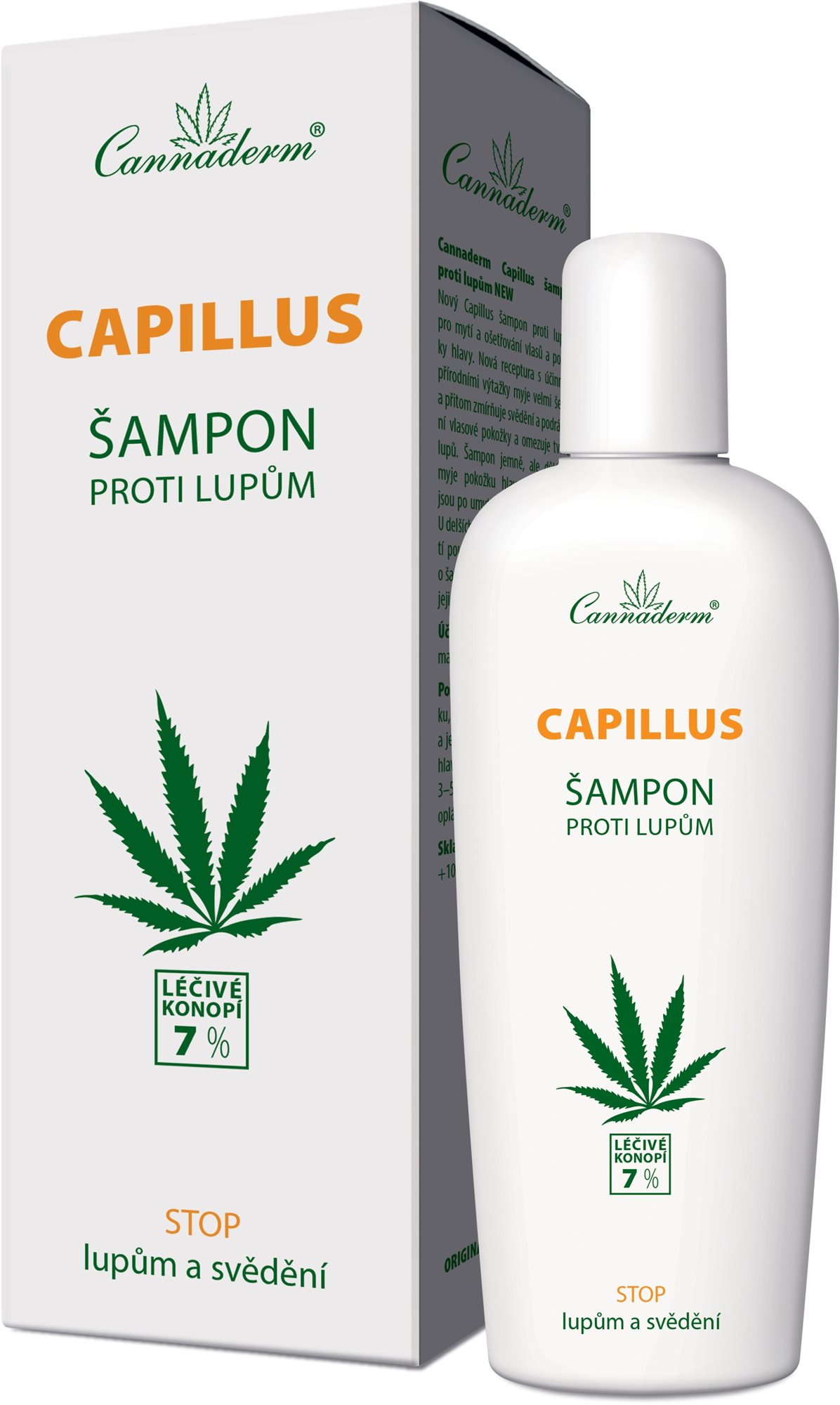 CANNADERM Capillus Dandruff Shampoo 150 ml