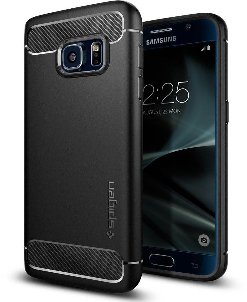 SPIGEN Rugged Armor Samsung Galaxy S7 fekete tok