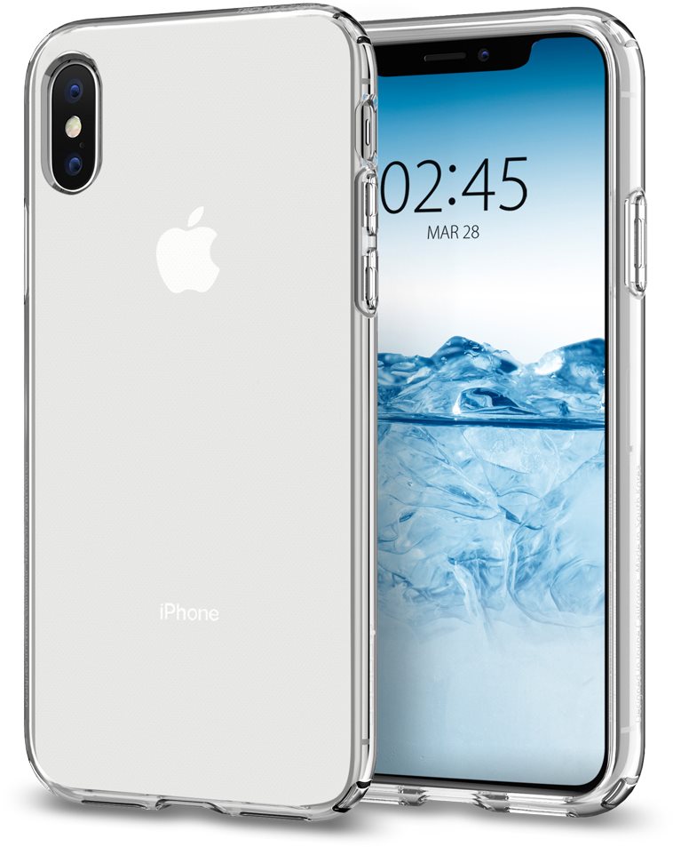 Spigen Liquid Crystal iPhone XS/X átlátszó tok