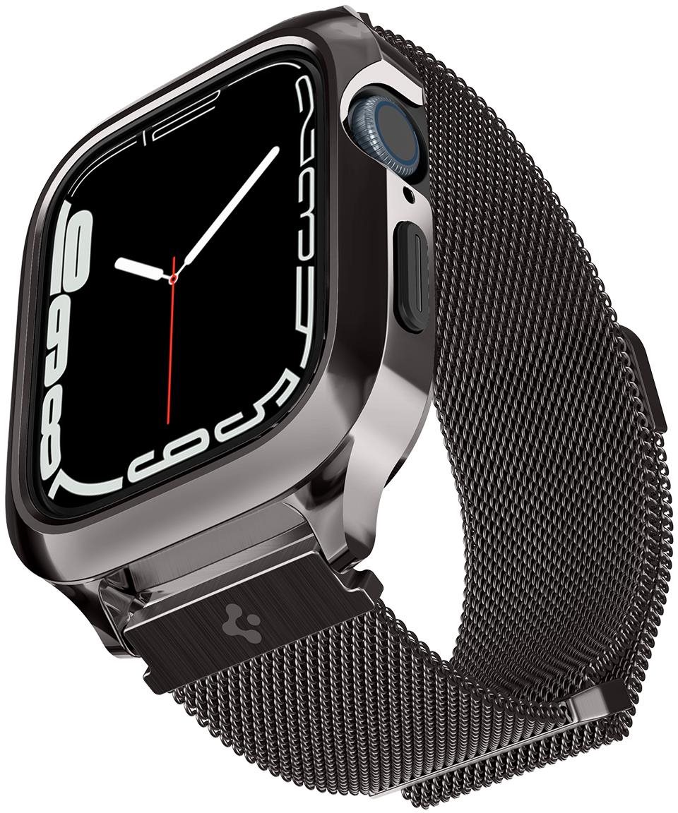 Spigen Metal Fit Pro Graphite Apple Watch 8/7 45mm tok