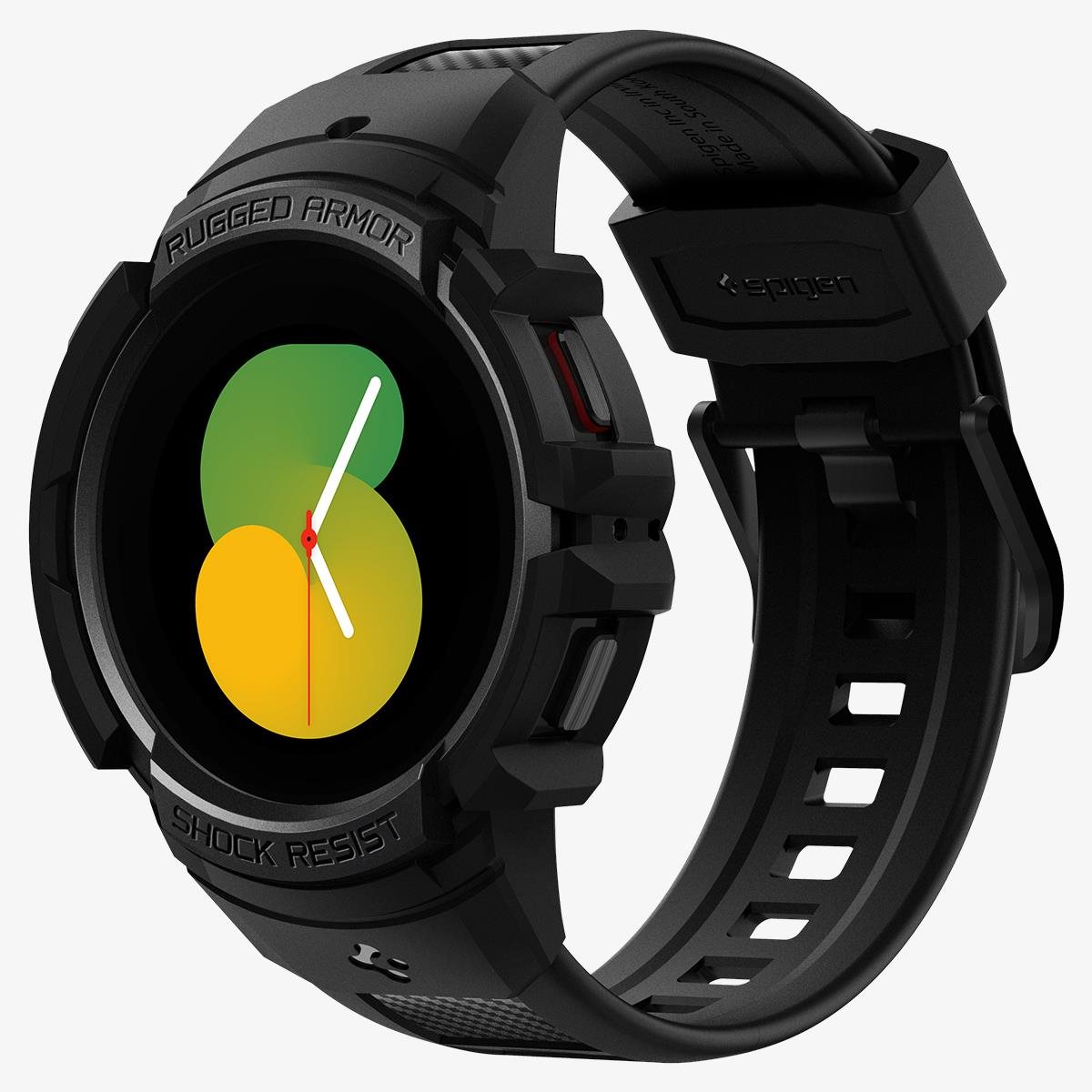 Spigen Rugged Armor Pro Black Samsung Galaxy Watch5/4 44mm