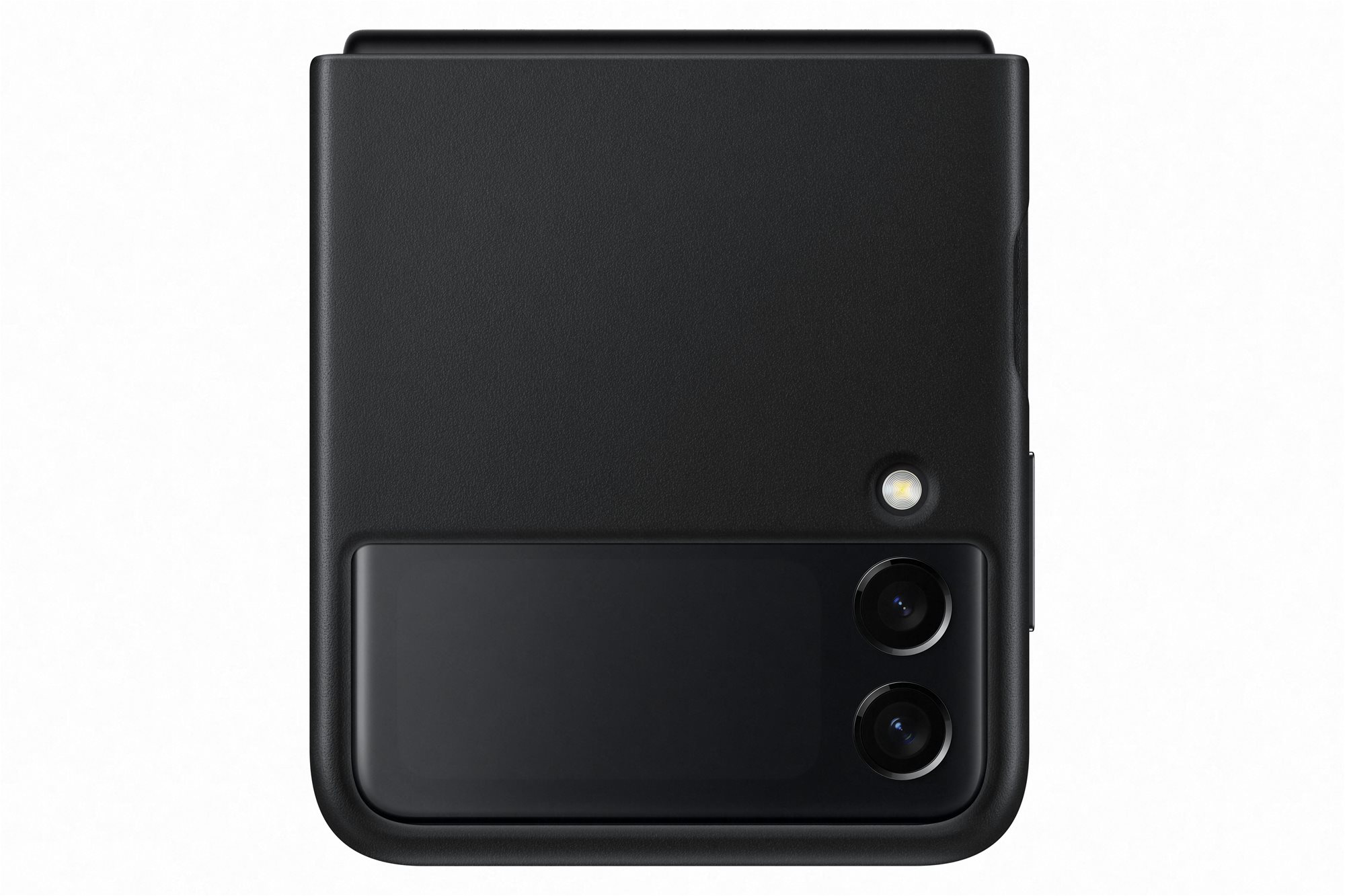 Samsung bőr hátlap EF-VF711LBEGW Galaxy Z Flip3-hoz, fekete
