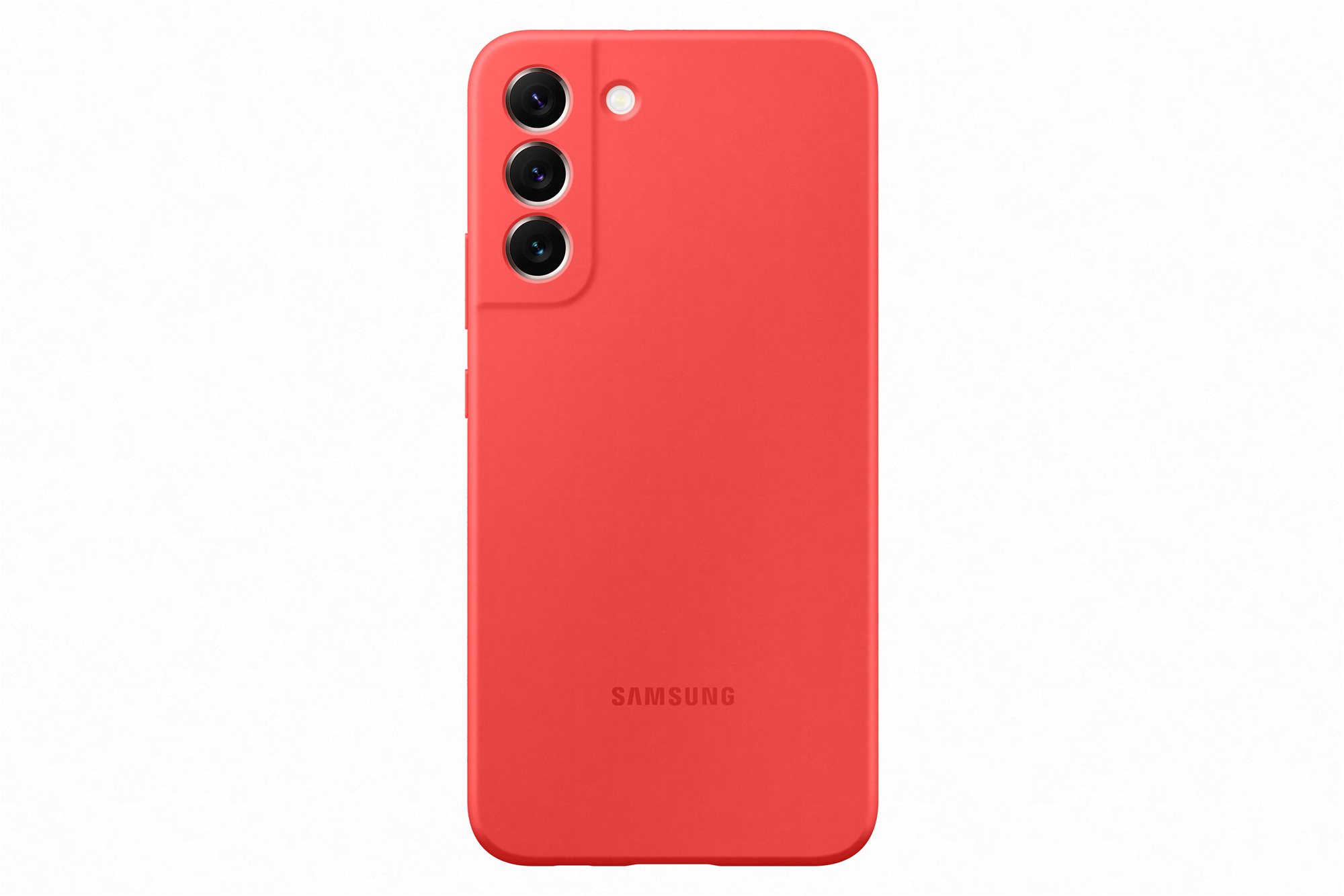 Samsung Galaxy S22+ 5G korallpiros szilikon tok