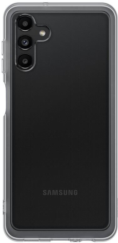 Samsung Galaxy A13 5G Félig átlátszó hátlap tok - fekete