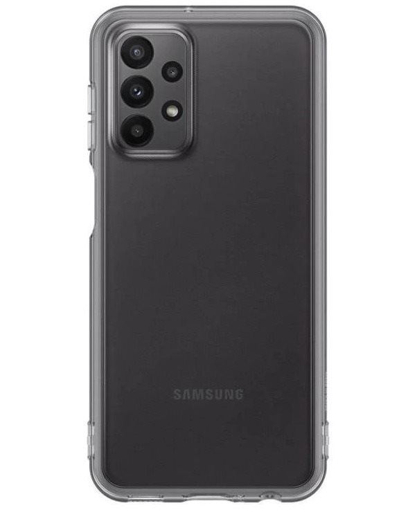 Samsung Galaxy A23 5G félig átlátszó hátlap fekete