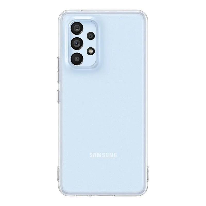 Samsung Galaxy A23 5G Félig átlátszó hátlap tok - átlátszó