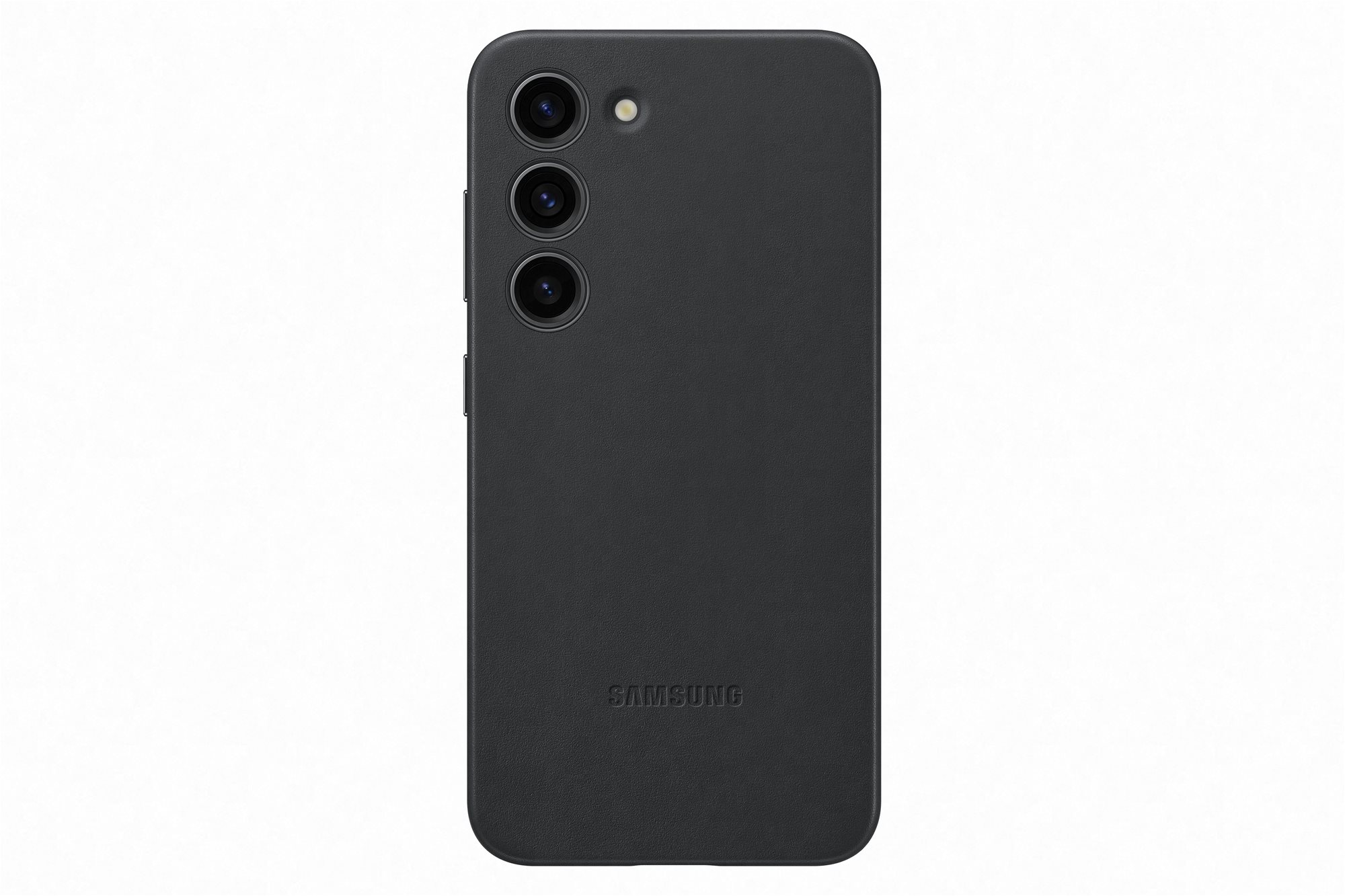 Samsung Galaxy S23 Bőr hátlap fekete