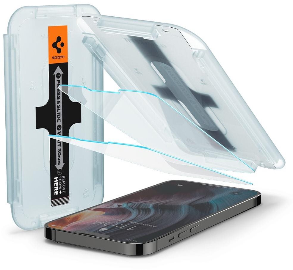 Spigen tR EZ Fit 2 Pack Transparency iPhone 13 Pro Max/ 14 Plus üvegfólia