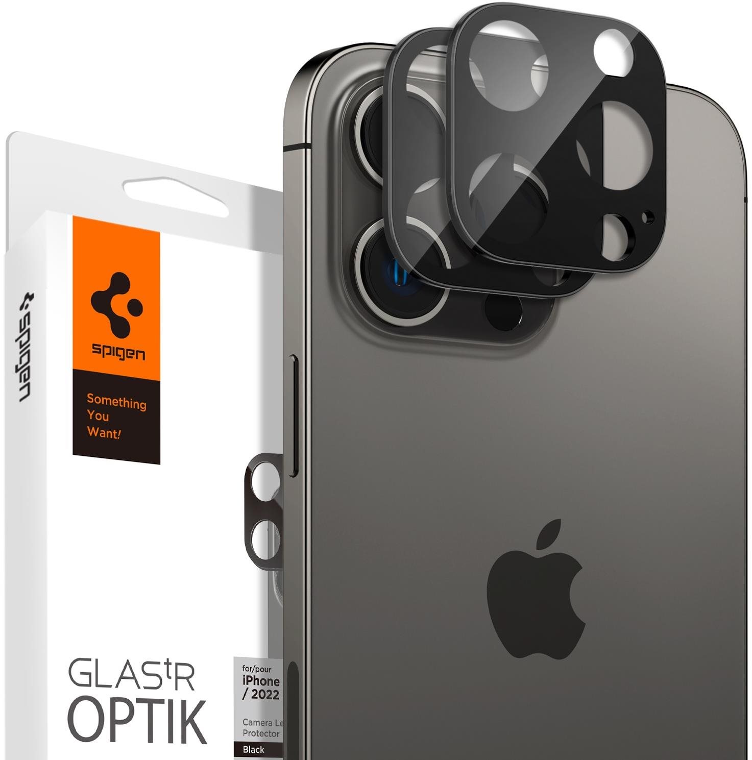 Spigen tR Optik 2 Pack Black iPhone 14 Pro/iPhone 14 Pro Max