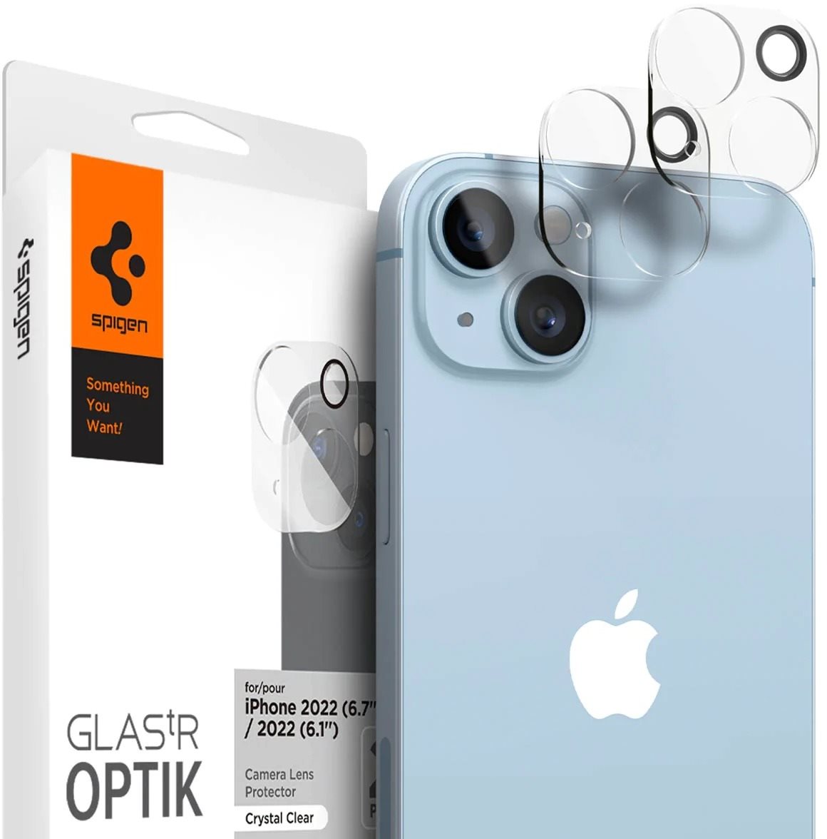 Spigen tR Optik 2 Pack Clear iPhone 14/iPhone 14 Plus