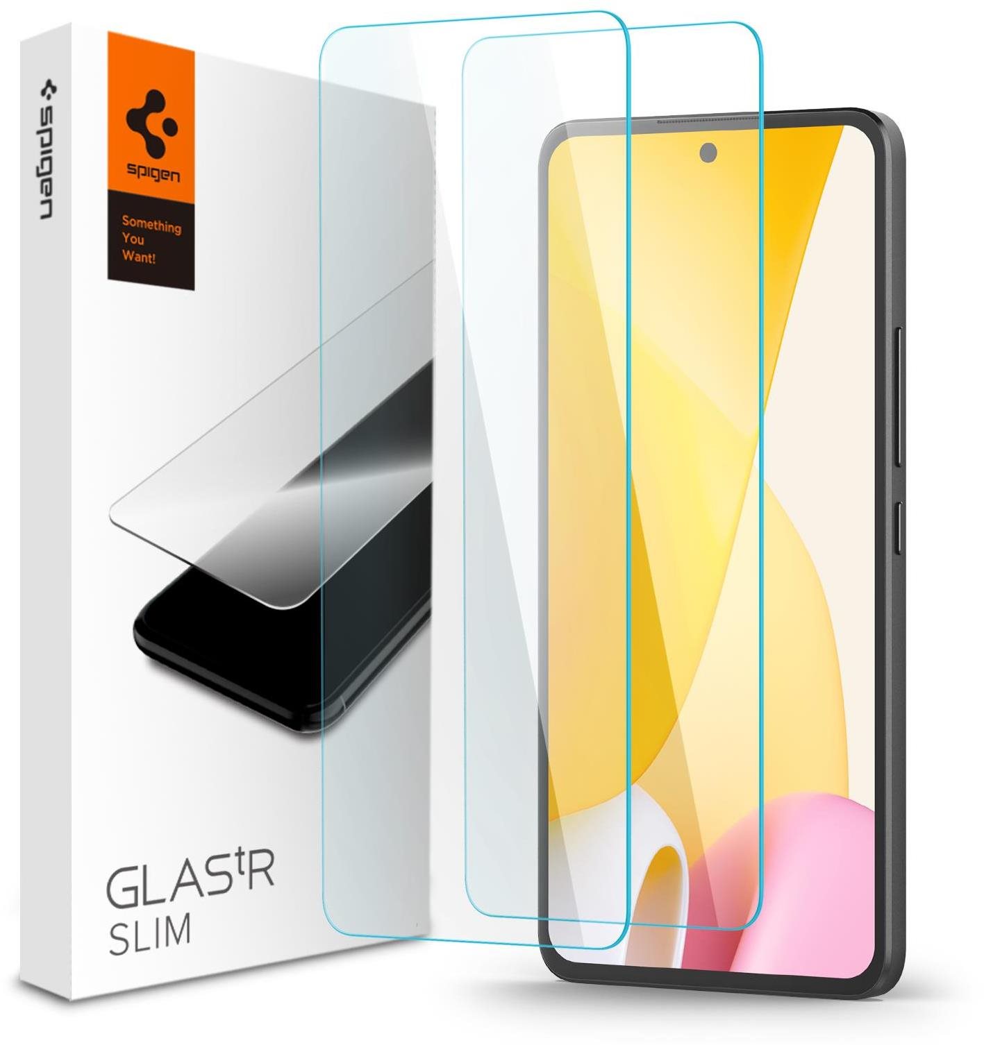Spigen Glass Slim 2 Pack Xiaomi 12 Lite üvegfólia