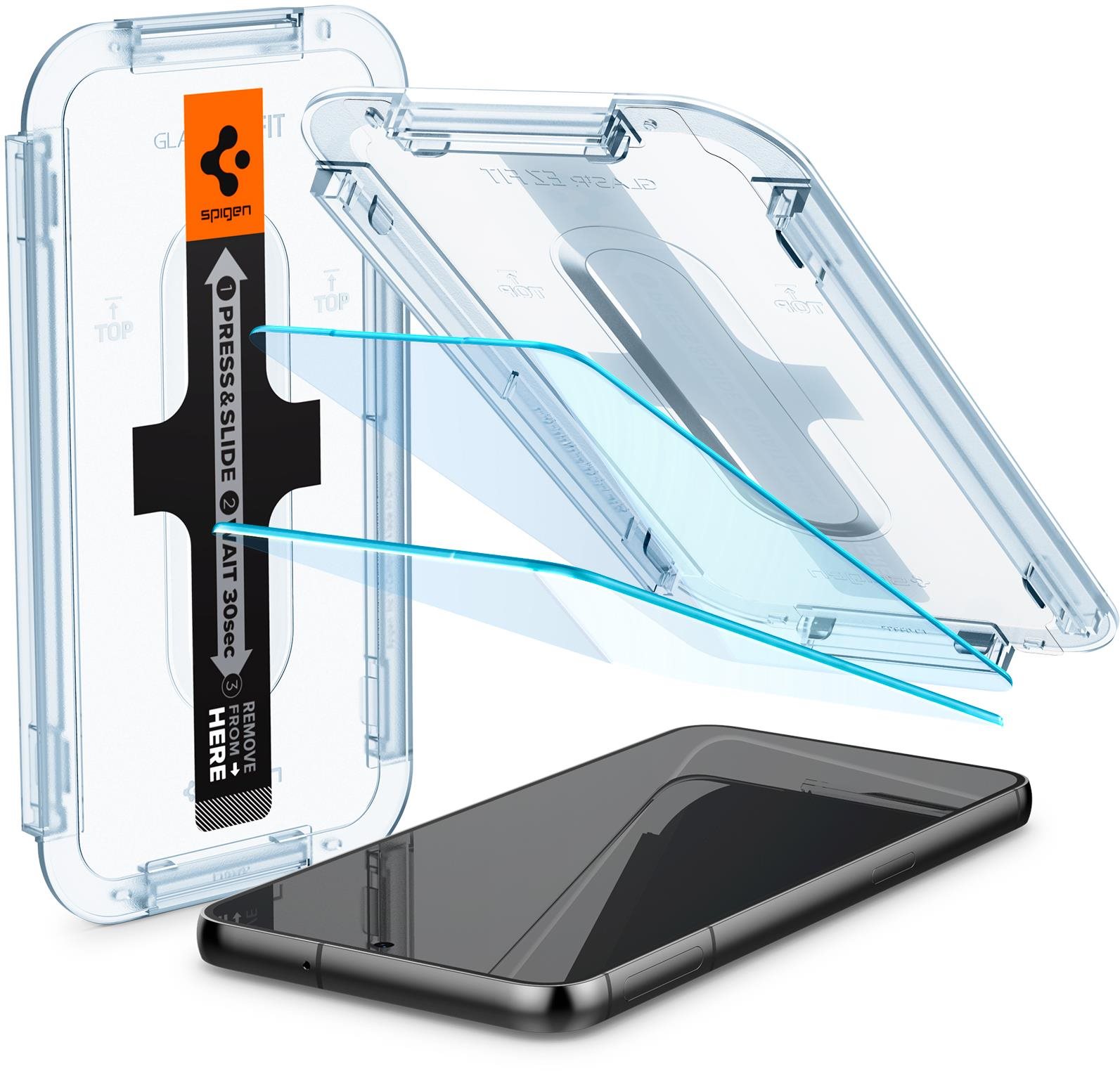 Spigen Glass EZ Fit 2 Pack Samsung Galaxy S23 üvegfólia