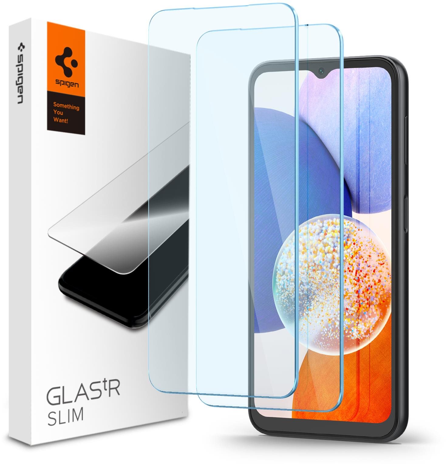Spigen Glass tR Slim 2 Pack Samsung Galaxy A14/ A14 5G