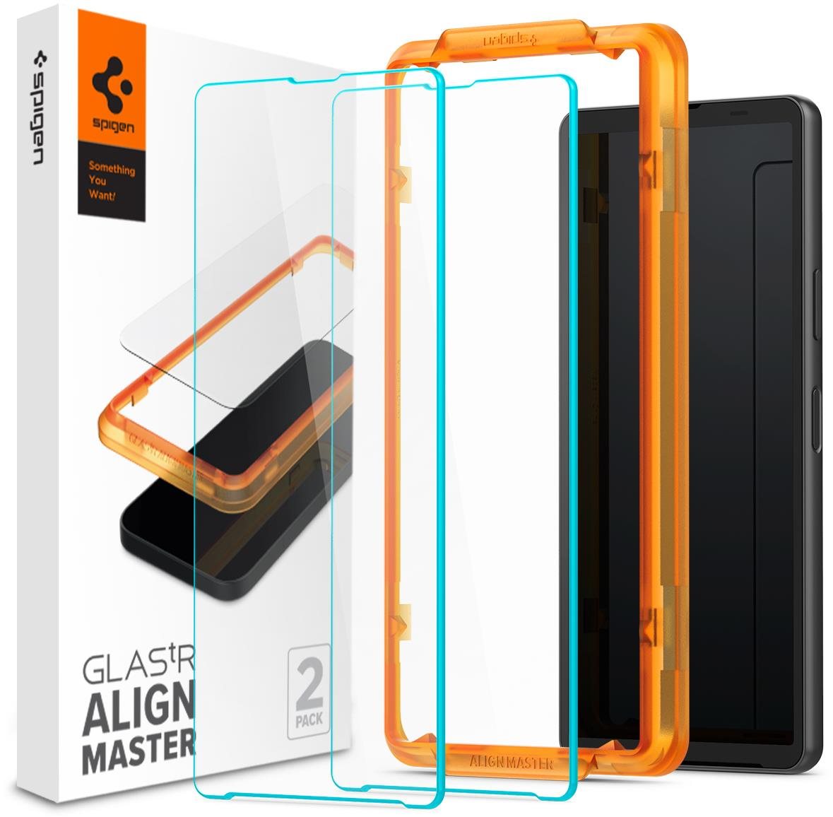 Spigen Glass tR Align Master 2 Pack Sony Xperia 10 V üvegfólia