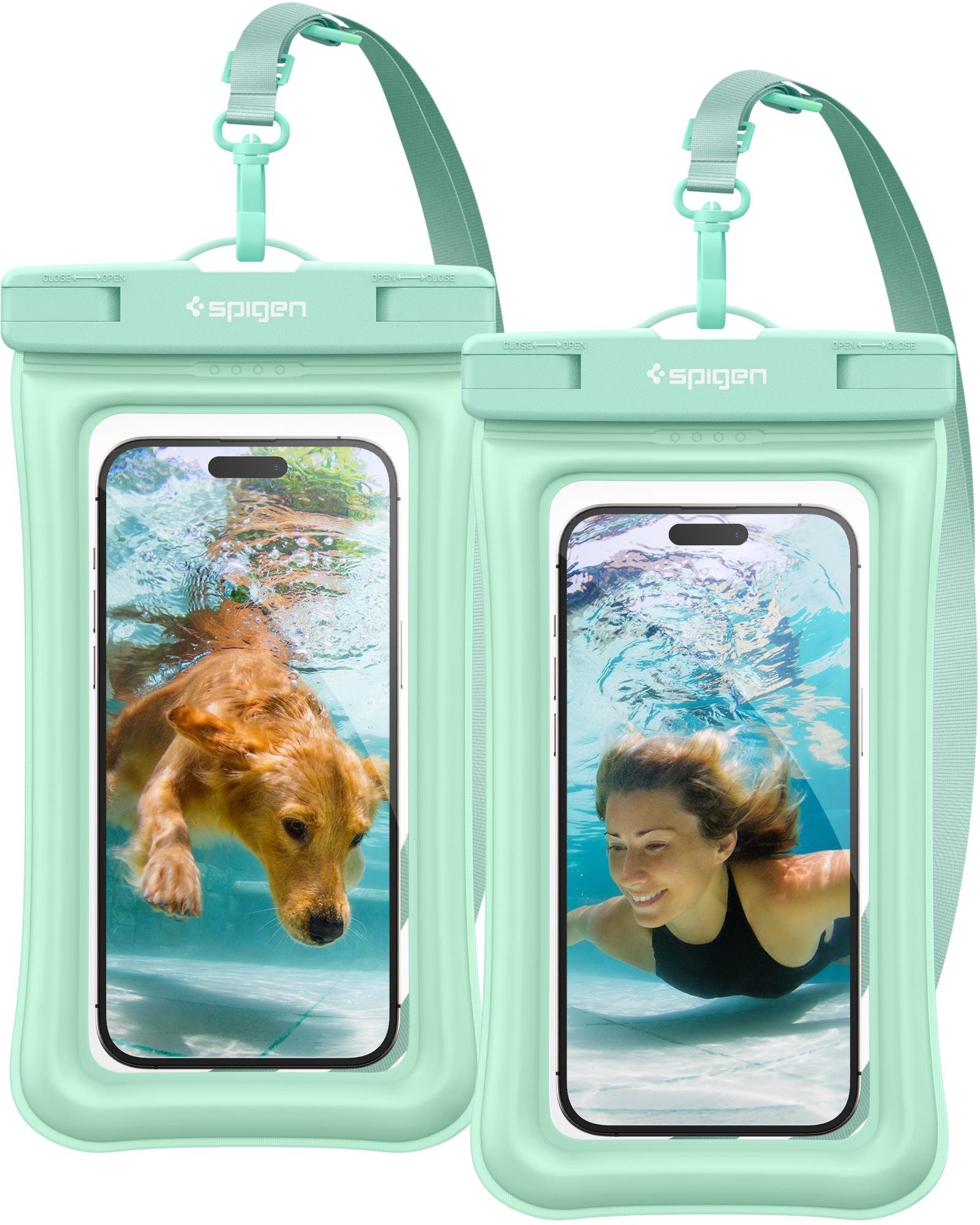 Spigen Aqua Shield WaterProof Floating Case A610 2 Pack Mint