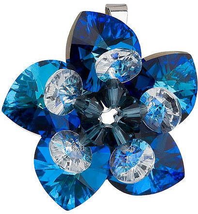 Bermuda blue medál Swarovski kristályokkal díszítve 34072,5 (925/1000; 4,2 g)