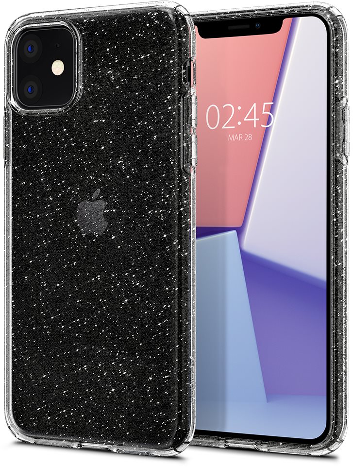 Spigen Liquid Crystal Glitter iPhone 11 átlátszó tok