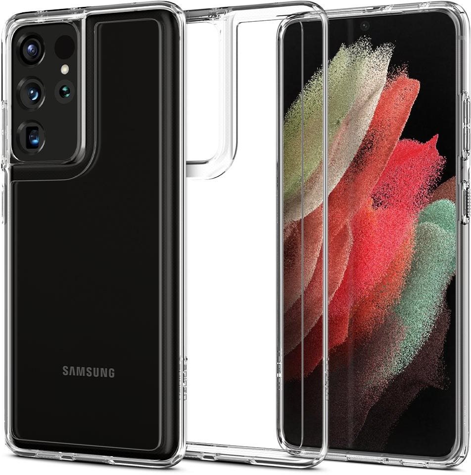 Spigen Ultra Hybrid Samsung Galaxy S21 Ultra átlátszó tok