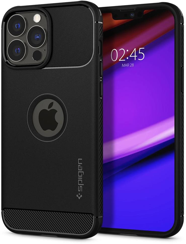 Spigen Rugged Armor iPhone 13 Pro matt fekete tok