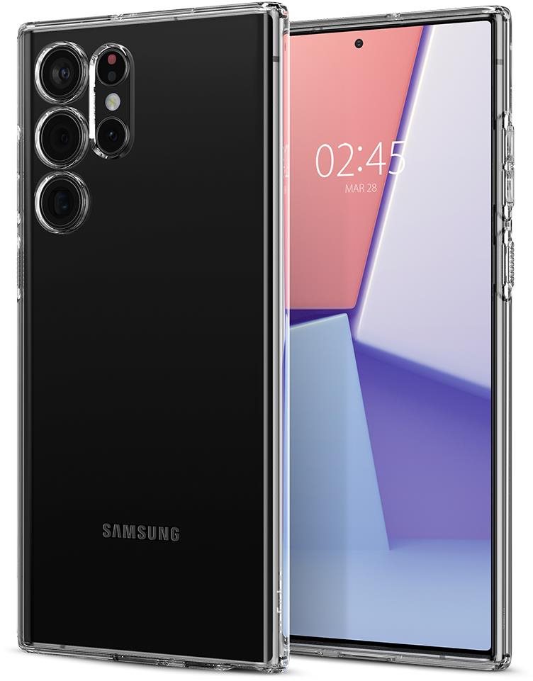 Spigen Liquid Crystal Crystal Samsung Galaxy S22 Ultra 5G átlátszó tok