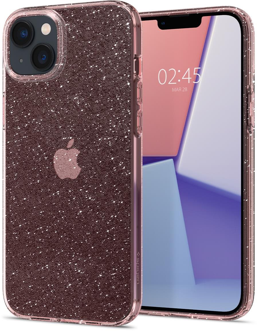 Spigen Liquid Crystal Glitter Rose Quartz iPhone 14 tok