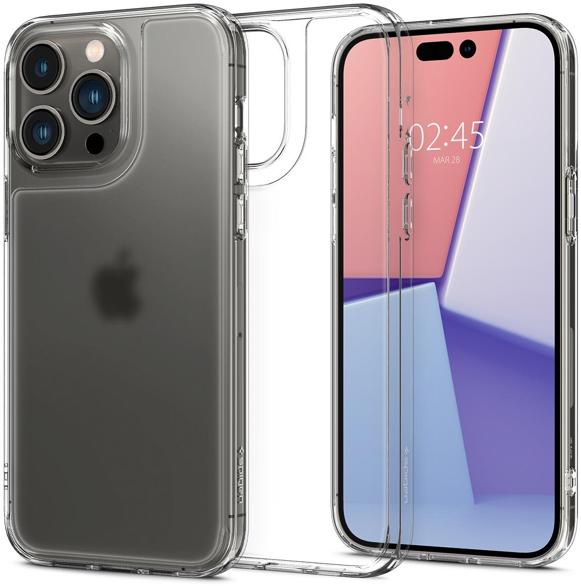 Spigen Quartz Hybrid iPhone 14 Pro Max matt átlátszó tok