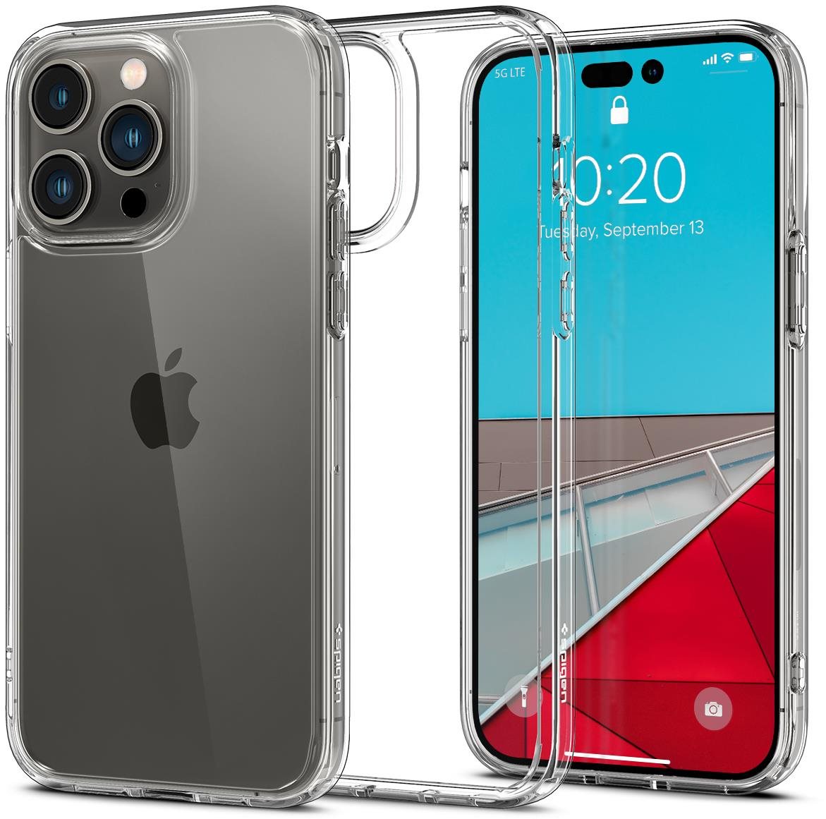 Spigen Ultra Hybrid iPhone 14 Pro átlátszó tok