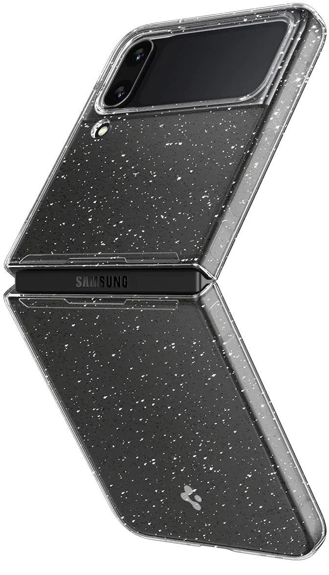 Spigen AirSkin Glitter Crystal Quartz Samsung Galaxy Z Flip4 átlátszó tok