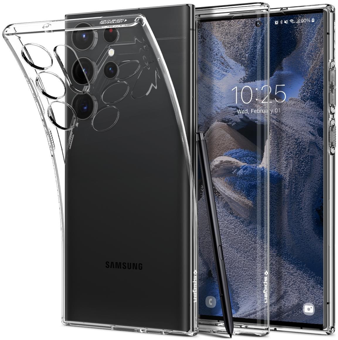 Spigen Liquid Crystal Clear Samsung Galaxy S23 Ultra tok