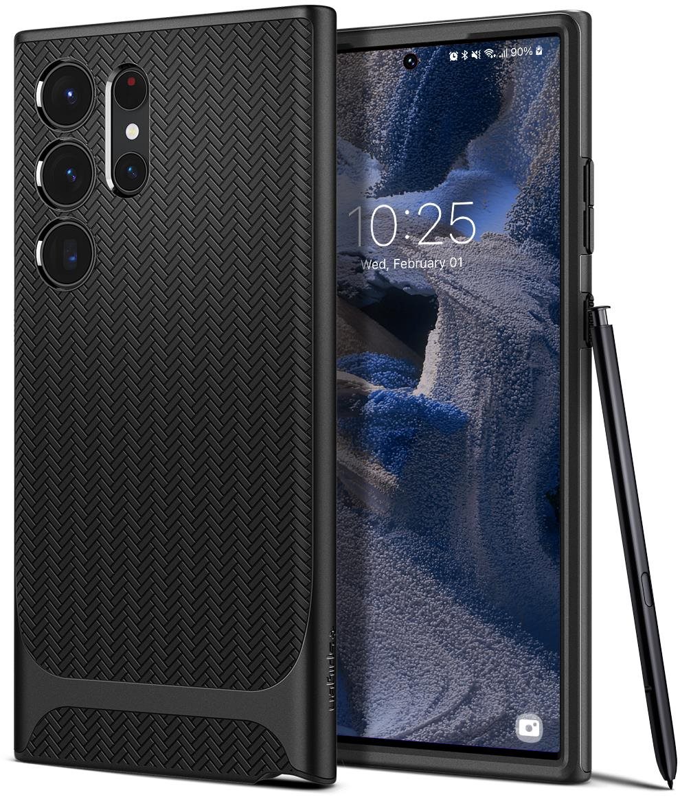Spigen Neo Hybrid Samsung Galaxy S23 Ultra fekete tok
