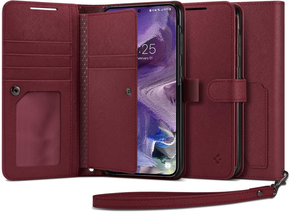 Spigen Wallet S Plus Burgundy Samsung Galaxy S23 tok