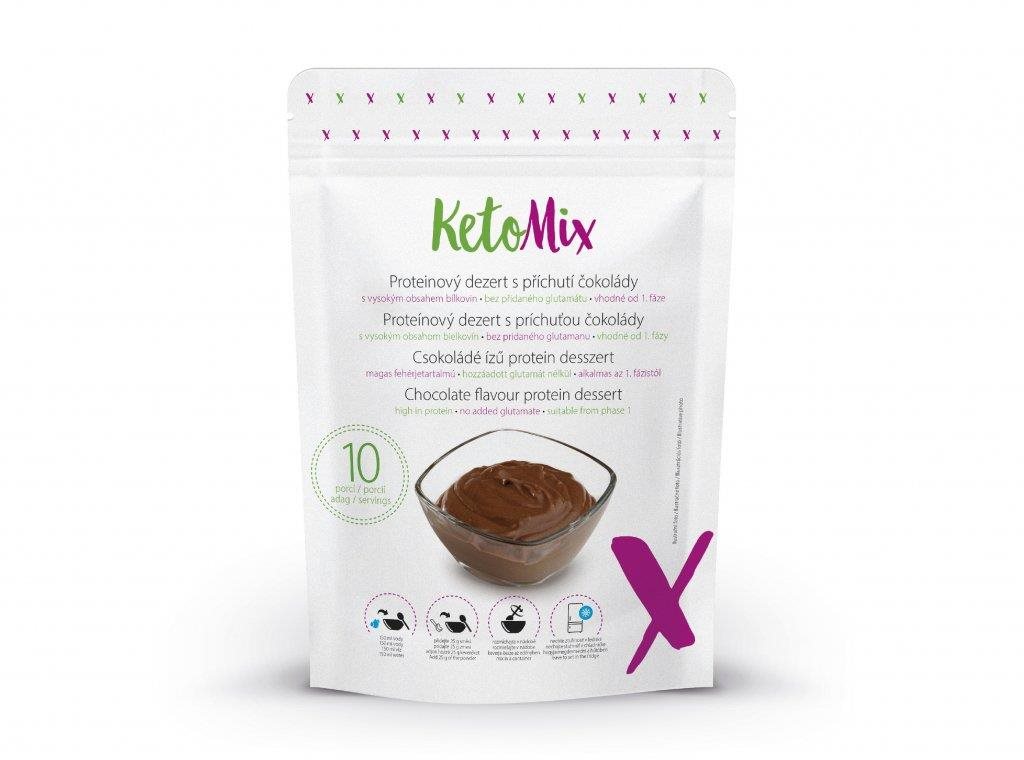 KETOMIX Csokoládéízű protein desszert (10 adag)