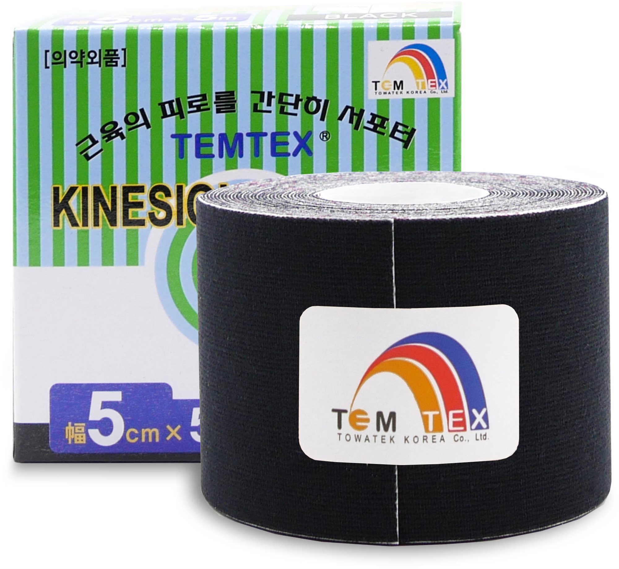 Temtex tape Classic fekete 5 cm