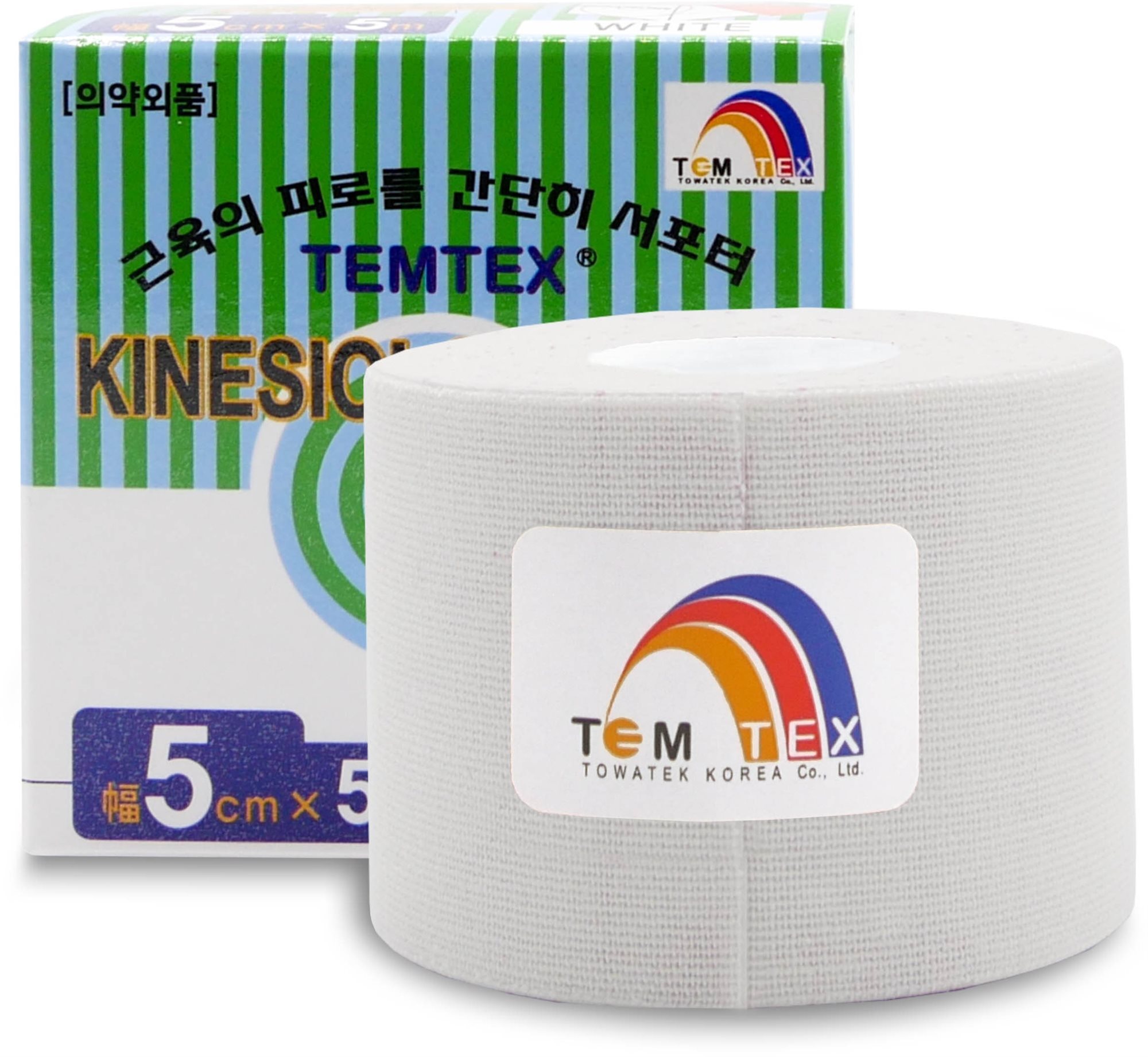 Temtex tape Classic fehér 5 cm