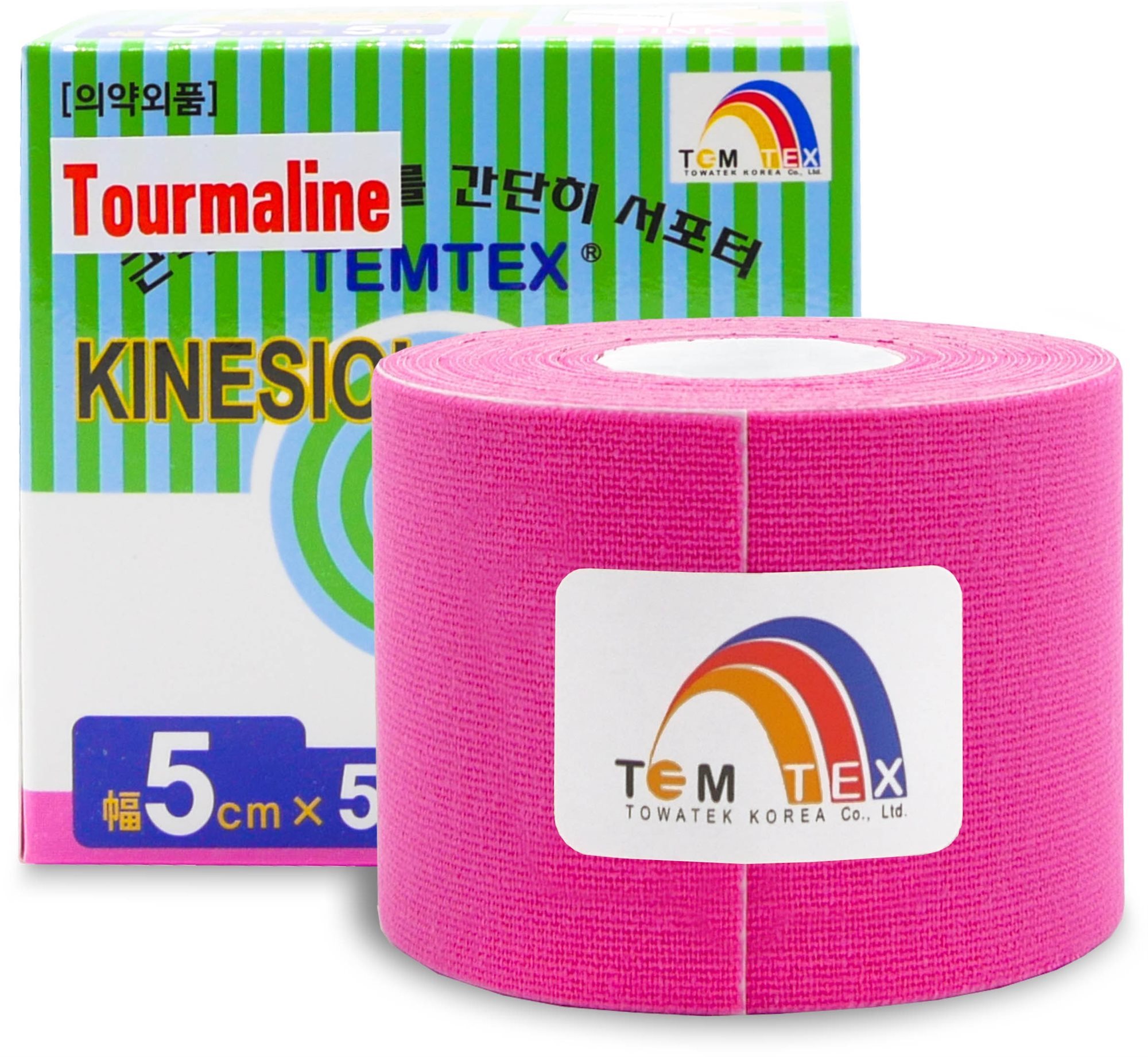 Temtex Tourmaline pink 5 cm-es kineziológiai szalag