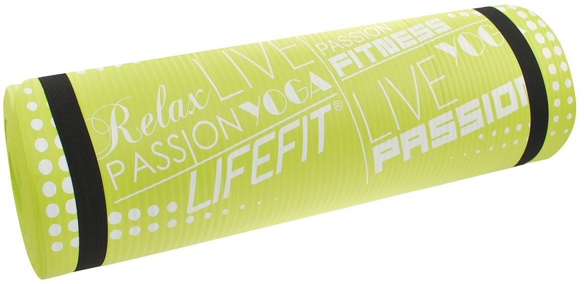 Lifefit jóga matrac exkluzív és zöld