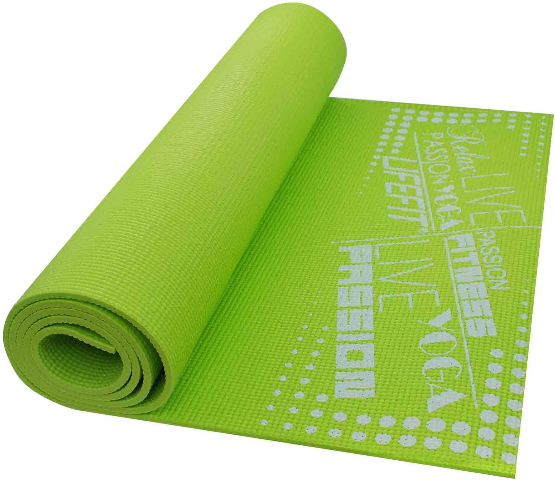 Lifefit Slimfit edző szőnyeg, világos zöld