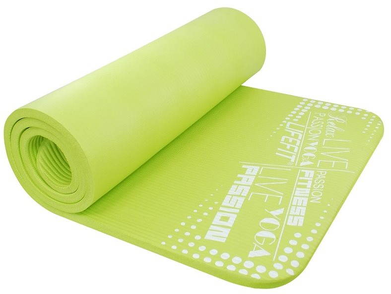 Lifefit Exkluzív yoga mat, könnyű, zöld