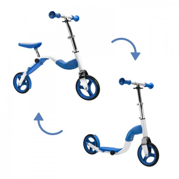 Scoobik 2 in 1 lábbal hajtható kerékpár és roller