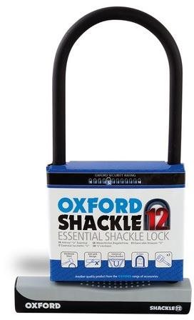 OXFORD SHACKLE12 U profil zár, (fekete/szürke, 310x190 mm, csapátmérő 12 mm)